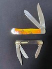 Lots of (2) Schrade Old Timer  34OT Pocket Knife &  Circle SH Cutlery OK312 fold