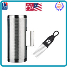 EASTROCK Stainless Steel Guiro Shaker 12" 5" Percussion Instrument Guiro Musical