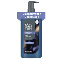 Dove Men Care Body Wash Blackcurrant Cedarwood Plant-Based 26 oz