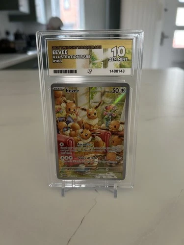 Pokémon TCG Eevee Ace 10 188/167 Sv06: Twilight Masquerade Illustration Rare