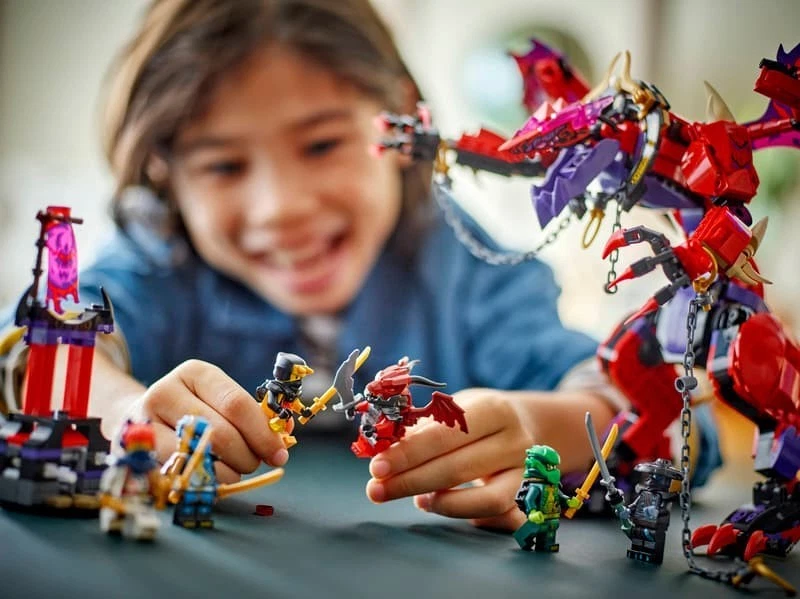 LEGO NINJAGO: Thunderfang Dragon of Chaos (71832) all parts and minifigures., photo 3 of 5