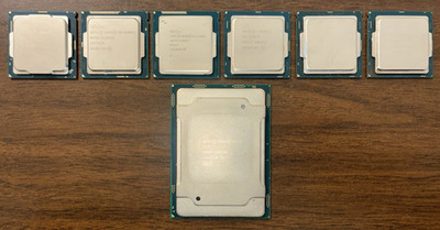 Intel Processor CPU Mixed Lot Server Desktop Xeon E-2144G Gold 5217 + More Lot 7
