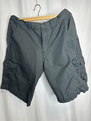Company 81 Cargo Shorts Mens W36 Gray Moisture Wicking Hiking