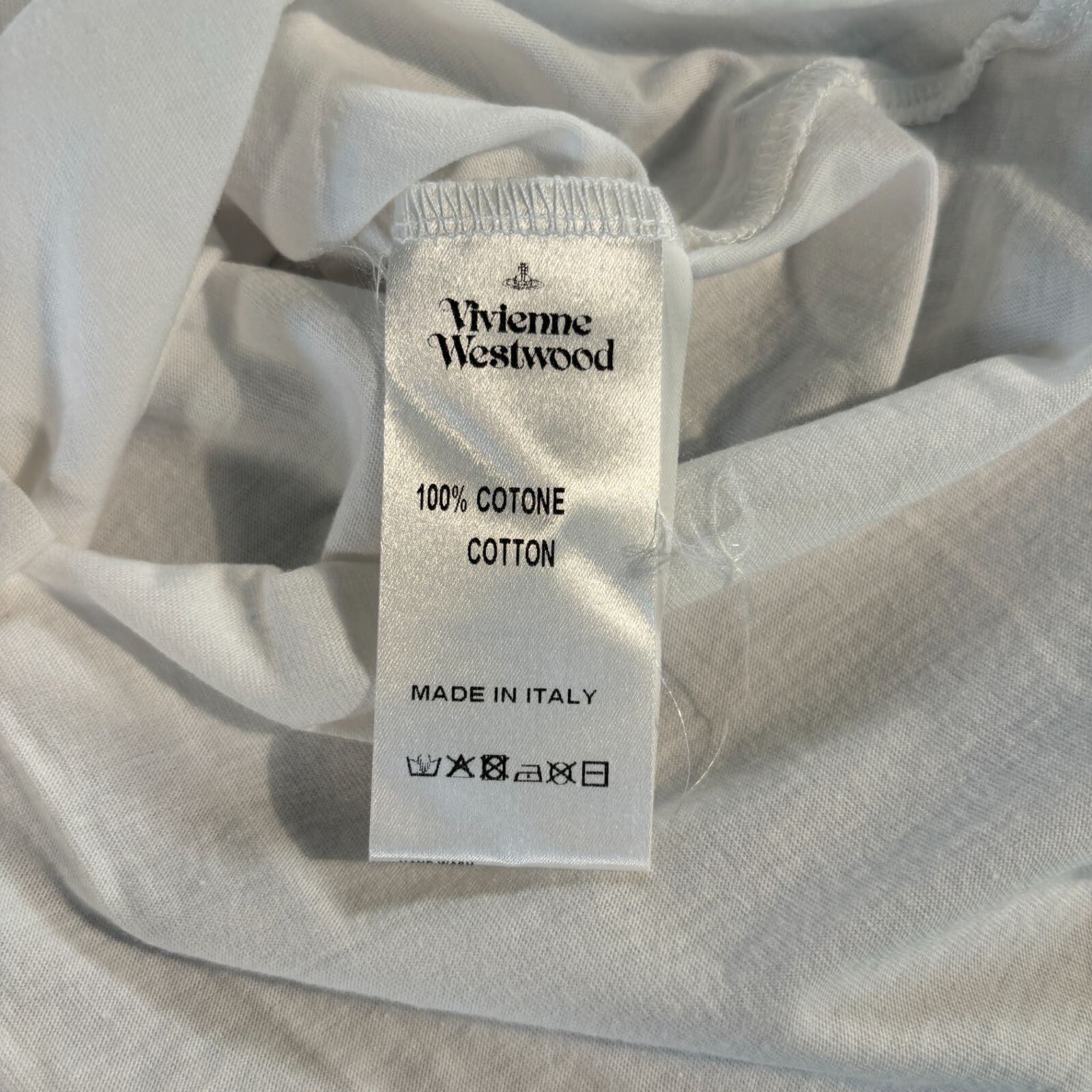 Vivienne Westwood Iconic Orb Insignia Embroidered Basic Tee - Size S image 3