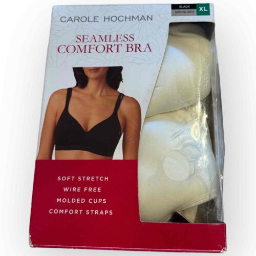 Pack de 2 soutiens-gorge confort sans couture Carole Hochman - Gardenia - 450XL - Photo 1 sur 5