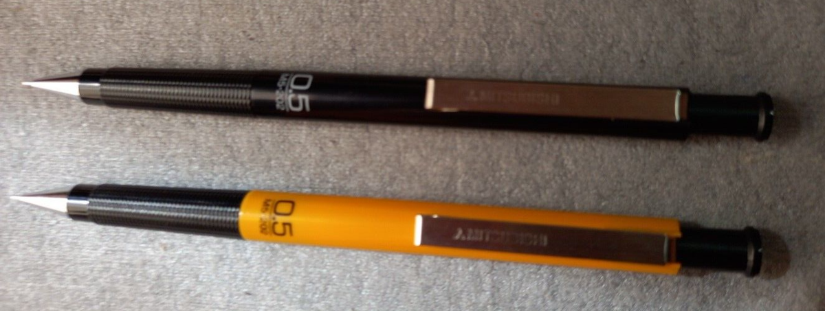 Mitsubishi Mechanical Pencil M5-202 and M5-106 - 0.5 mm 80's NOS