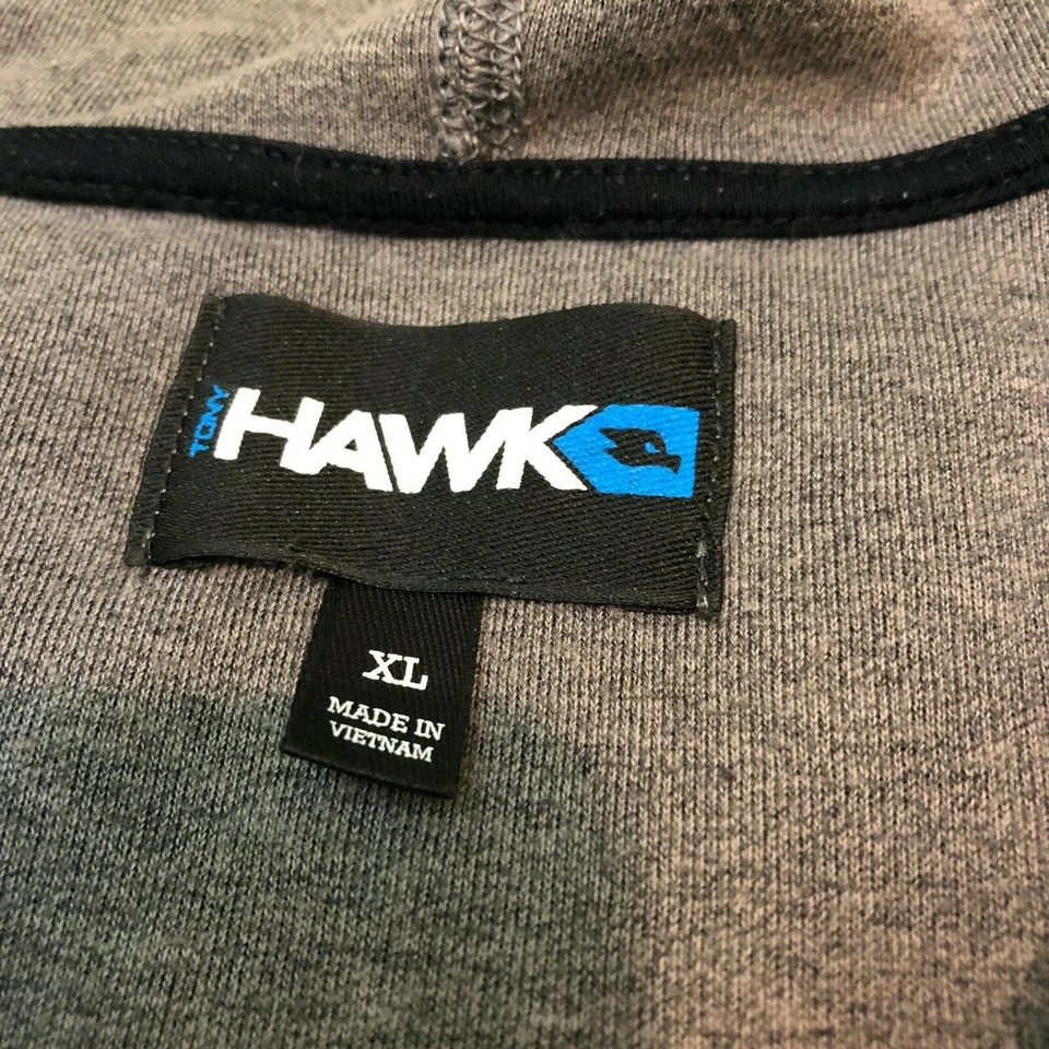 Tony Hawk Hombre Sudadera con Capucha Cremallera Completa con Bolsillo Talla XL Foto 3 de 4