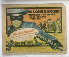1957 Lobby Card Poster The Lone Ranger 11x14 Inches
