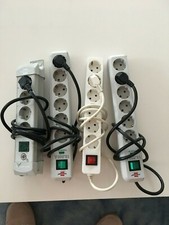 4 power strips power outlet strip : 3 Brennenstuhl and 1 no name