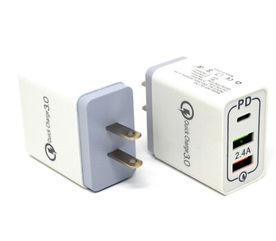 port USB Type-C Fast Quick Wall Charger Adapter for Android iPhone  cellphone