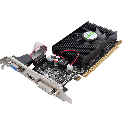 ZER-LON NVIDIA GT 730 Graphics Card, Computer Low Profile GPU, 4GB 128Bit  GDDR3 PCIe x16, HDMI/VGA/DVI, DirectX 11, PhysX, OpenGL 3.1, Desktop Gaming