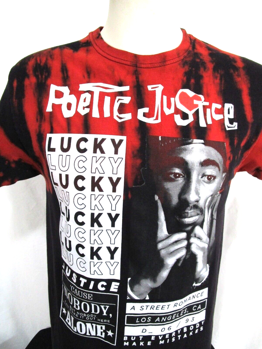 Chemistry Poetic Justice Movie 2pac Tupac Shakur Red Black Tie Dye