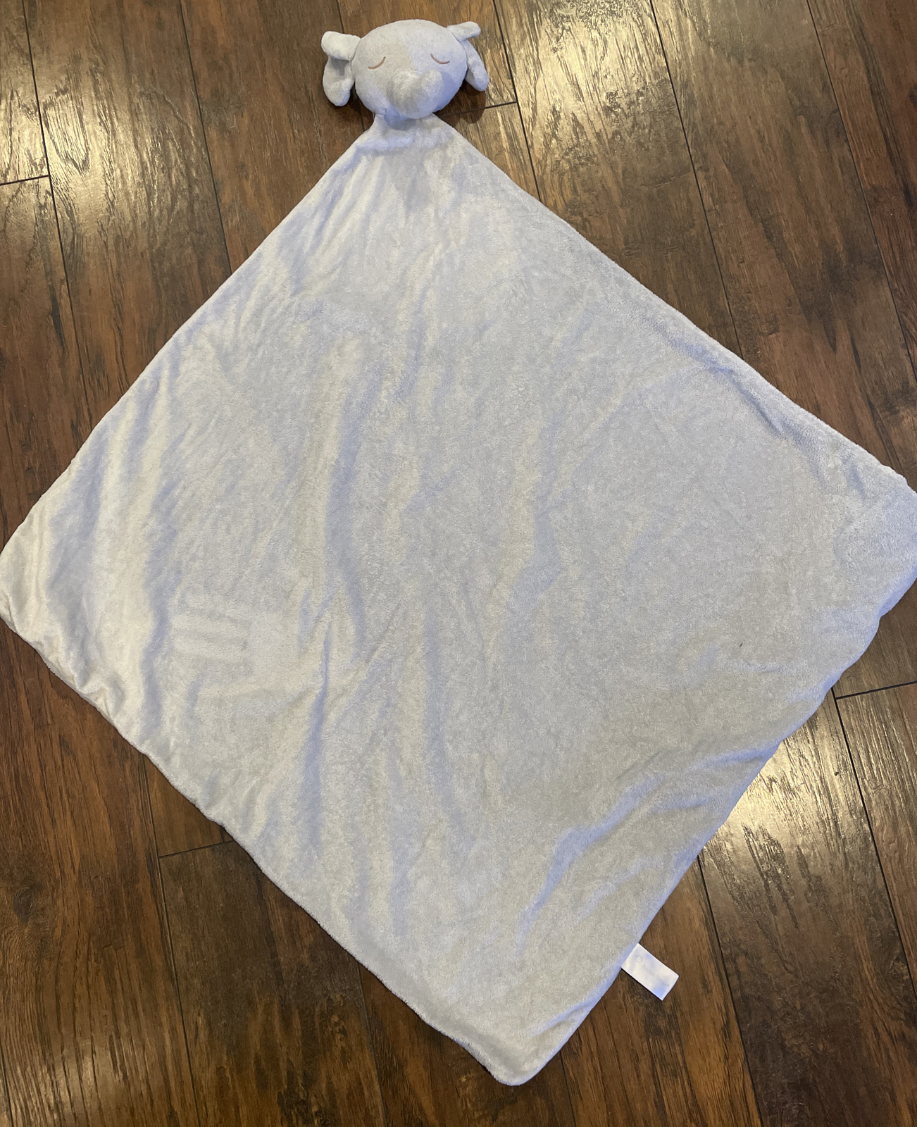 Angel Dear Napping Blanket Blue Elephant Big Lovey Security Plush 29” Oversized eBay