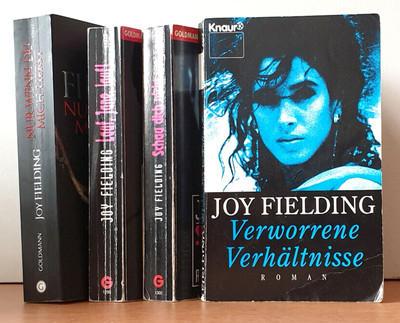 BUCHPAKET+KRIMI+4 BÜCHER+4 x JOY FIELDING+VERWORRENE VERHÄLTNISSE+TB+BUNDLE