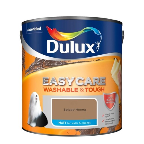 Dulux Entretien Facile Lavable & Dur Mat 2.5L Tout Couleurs - Picture 217 of 280