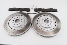 Maserati Levante S Trofeo front brake pads & dimpled rotors TopEuro #1565