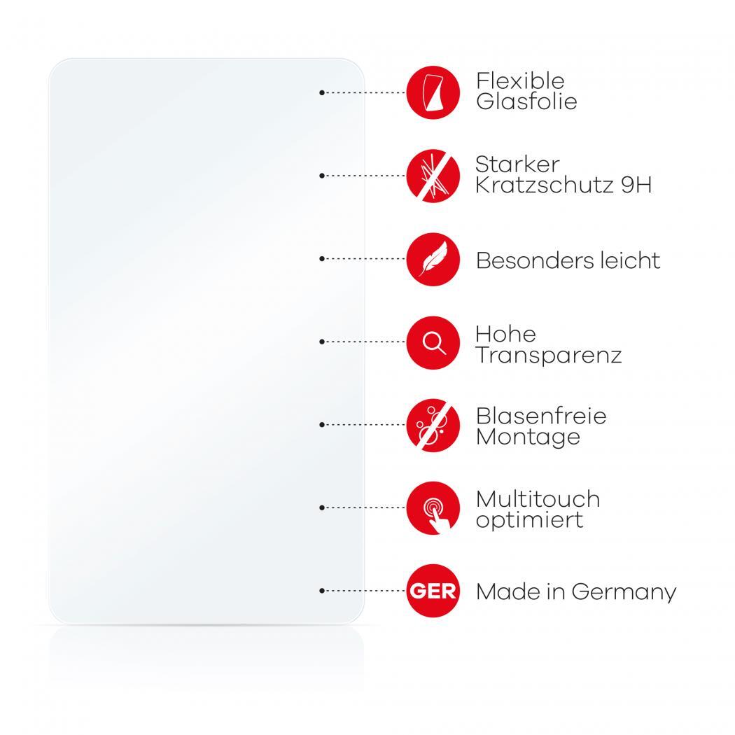 Bruchschutzfolie Wiko View Wiko View Prime - (2 Stück) Panzerfolie - Bruchschutzfolie - Premium Folie Folie Weiß Glanz