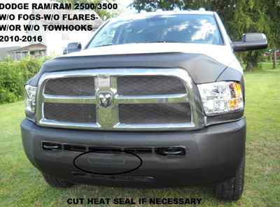 2010-2018 Dodge Ram 2500 3500 Front End Mask Cover Bra w/o fogs