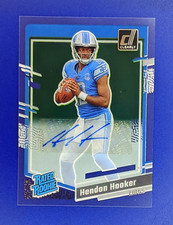 Hendon Hooker *2023 Panini Clearly Donruss* Rated Rookie AUTO #61-Lions