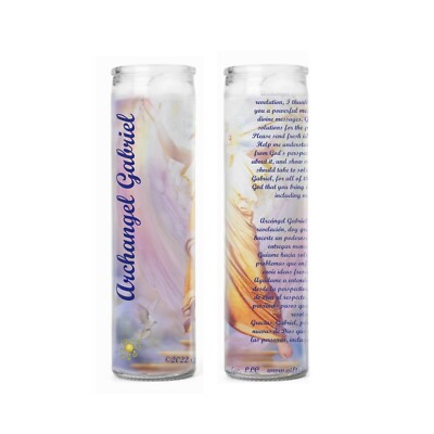 Archangel Gabriel Arcangel Gabriel God is My Strength Dios ES mi fuerza Candles