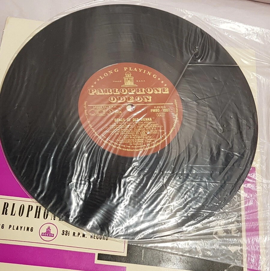 Vintage Parlaphone Odeon Richard Tauber ‎Songs Of Old Vienna LP 10" Vinyl c1970 - Image 3 of 4