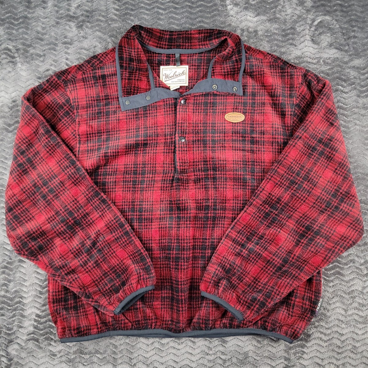 【80sXL〜XXL】 Woolrich made in usaウールジャケット Vintage Woolrich Jacket Men XL 90s Made in USA Plaid Polartec