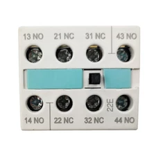 Auxiliary switch 3RH1921-1HA22 10A 2NO 2NC  EN50012 4p fit for motor contactors