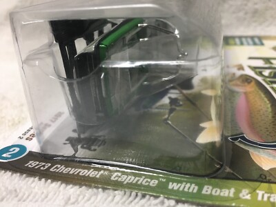 Johnny Lightning 1973 Chevrolet Caprice Con Barca – Serie Gone Fishing – Scala 1/64 – Argento