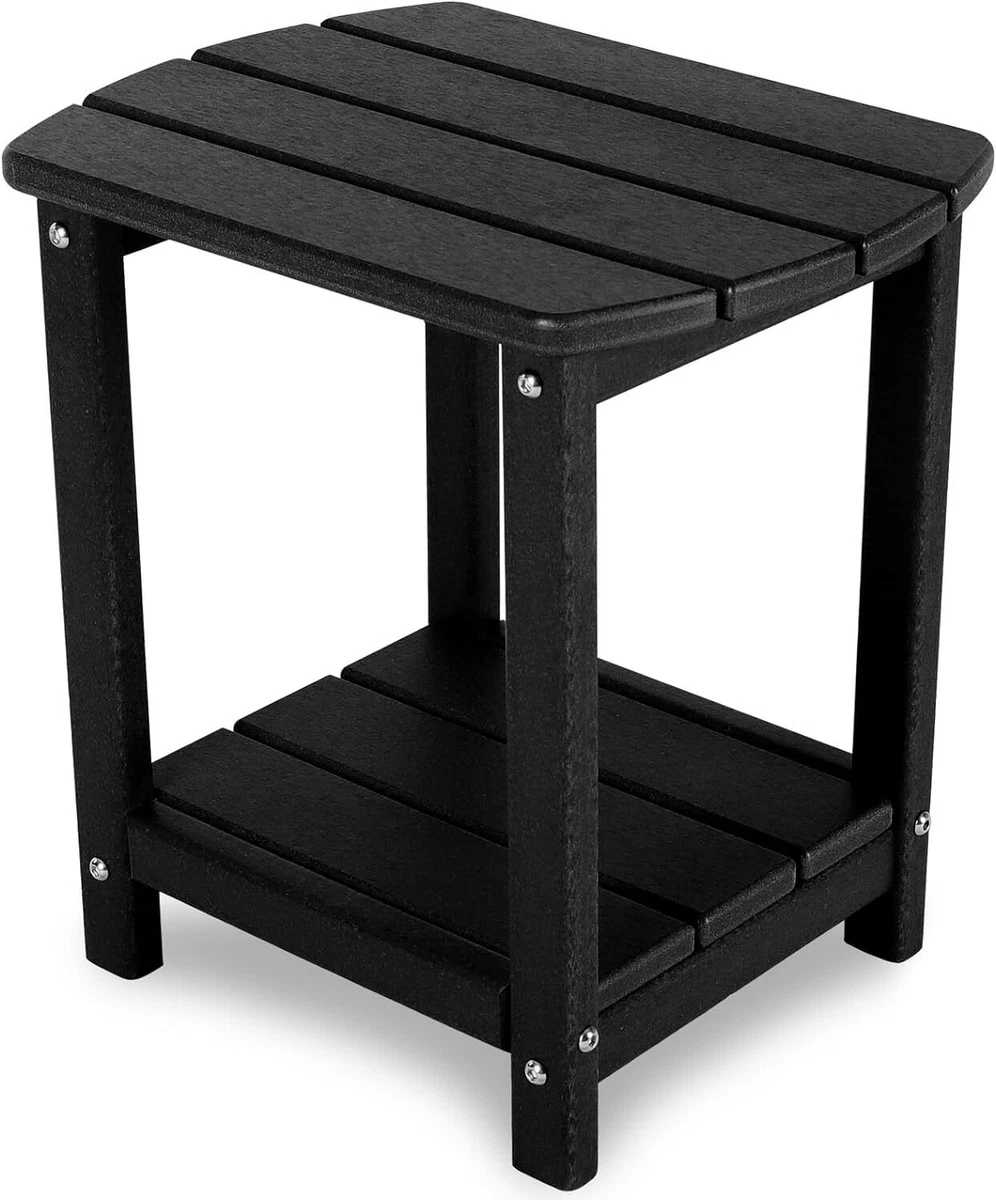 GARDENSTAR Outdoor Side Table All Weather HDPE Adirondack Table Garden Coffee