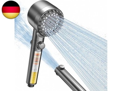 FEELSO Duschkopf mit 15-Schichte Filter, 4 Strahlarten Hochdruck