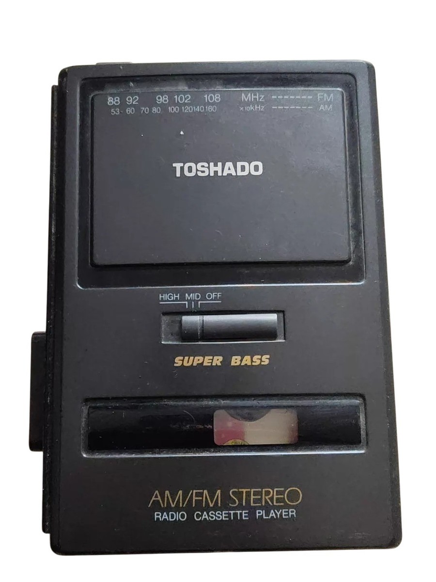 Used TOSHIBA KT-4212 AM/FM Stereo Cassette Player Radio Walkman