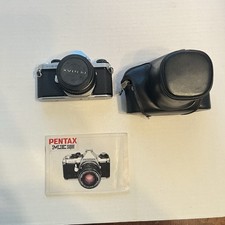 Vintage Pentax ME Super 35mm Camera W Black Case Manual