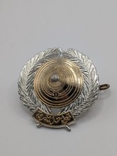 Sultan of Oman Army Firqat Forces Cap Badge. Vintage Lugs & Pin. Military Arab