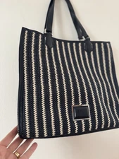 Marc By Marc Jacobs Woven Tote/Bag Blue & White