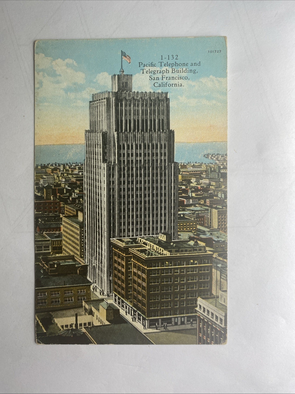 Post Card Pacific Telephone And Telegraph Building San Francisco California