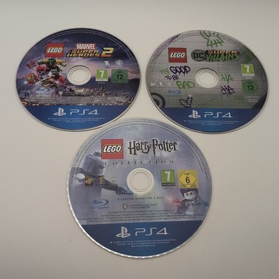 3x PS4 Lego Spiele Konvolut! Harry Potter, Marvel & Dc Superschurken! NUR DISCS!!