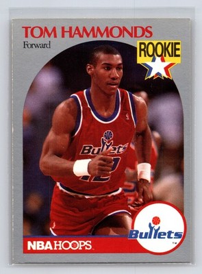 1990-91 NBA Hoops - Tom Hammonds #298 Rookie Logo (RC)