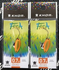 Khor Wonder Ole Gold Flare 0.7g 2pcs Original Wonder Field Fishing Lure