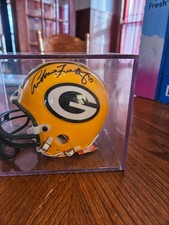 Robert Brooks and Antonio Freeman autographed mini helmet with COA