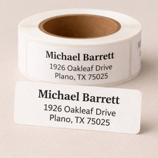 Custom Address Labels on Roll  Wedding Invitation Return Address Stickers