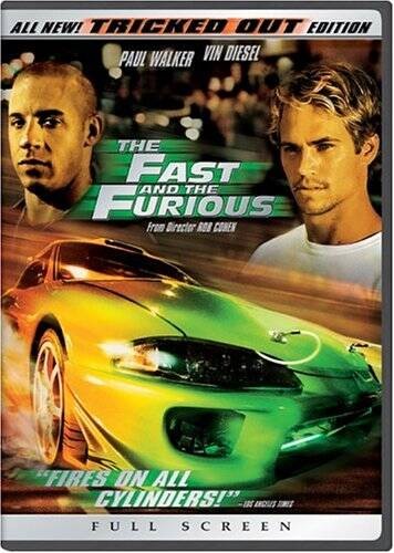 The Fast and the Furious (Full Screen Tricked Out Edition) - DVD - VERY GOOD