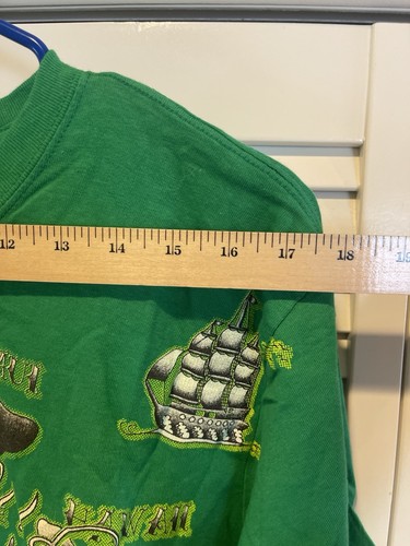 Hurly Shirt Bruddah Jerry Men’s Size M Vintage Hawaiian Islands Green Surf Skate - Picture 6 of 8