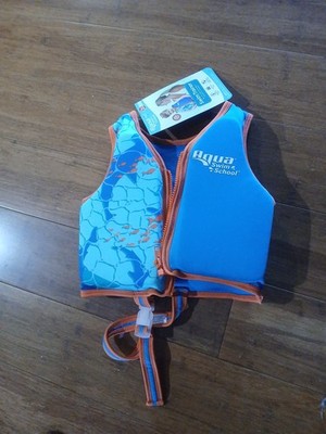 Aqua Swim School Swim Trainer Vest 4-6Y 37-50lbs Level 3 Adjustable Safety Strap