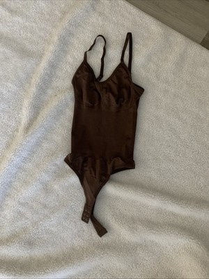 Shapewear Bodysuit Seamless Sculpt Thong Brown M/L