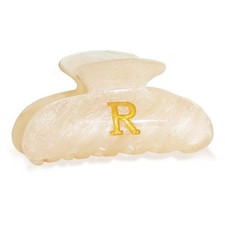 Acrylic Letter Hair Clips for Women - Monogram Hair Claw Alphabet Large Hair Cli
