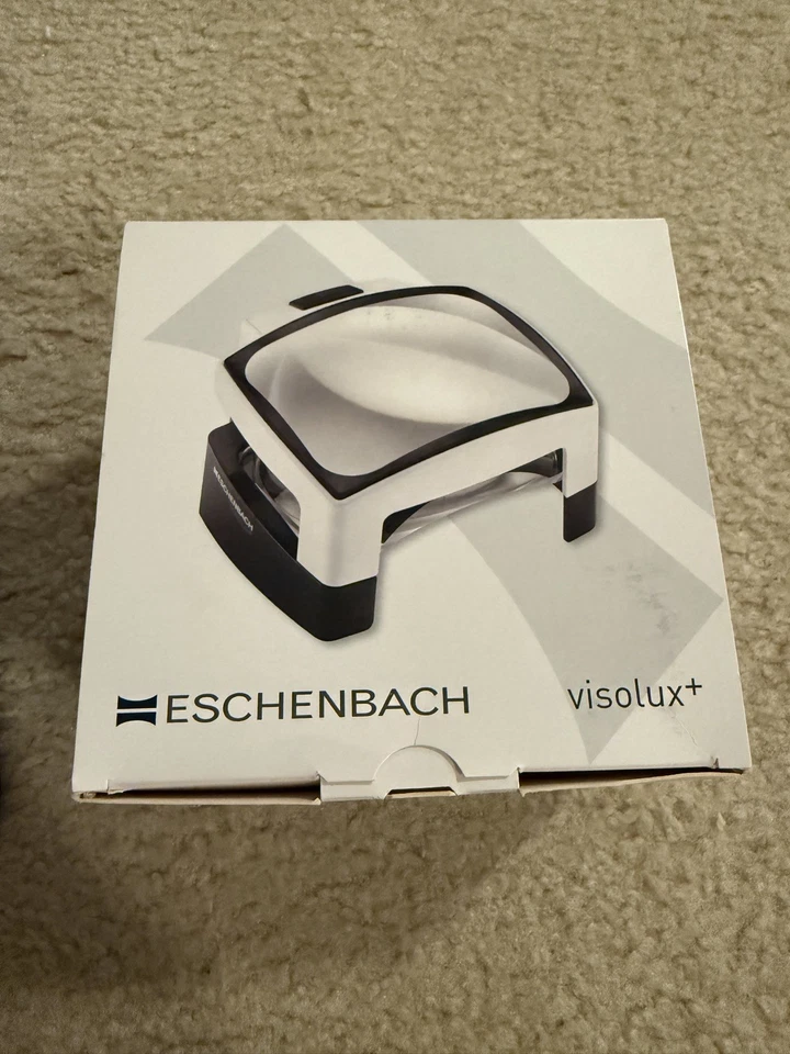 3X Lupa de pie iluminada Eschenbach VisoLux+ con caja  Foto 3 de 4