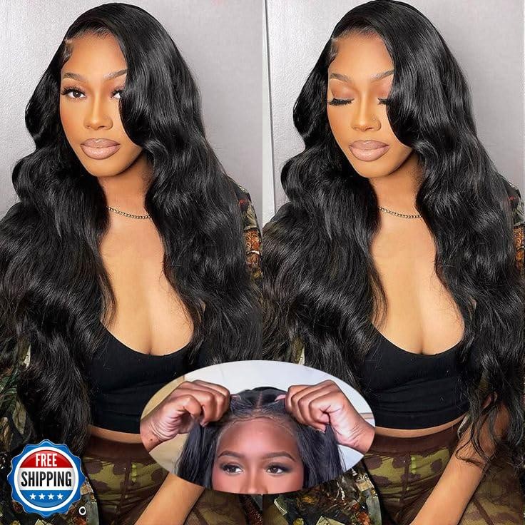 FASCARA 5x5 HD Lace Closure Wig Human Hair Body Wave Lace Front Wig