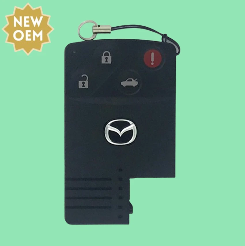 Brand New Mazda 2004-2011 OEM 4 Button Smart Key Card BGBX1T458SKE11A01 (Trunk) - product detail image 1