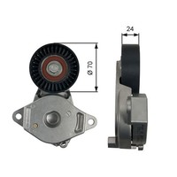Gates Riemenspanner, Keilrippenriemen T39246 FüR Daihatsu Toyota