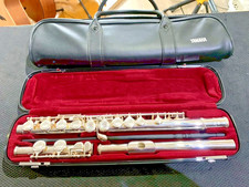 YAMAHA YFL-221S II Flute Covered Key Made in Japan Tested Working Needs Tune-up